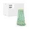 Boardwalk Large Looped-End Wet Mop, Green, Cotton/Synthetic, PK12, BWK1200XLCT BWK1200XLCT - alternate 3